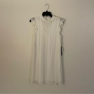 NWT AUW White Lace Dress - Small